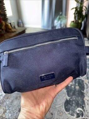 Prada Navy Toiletry Bag -NWOT
